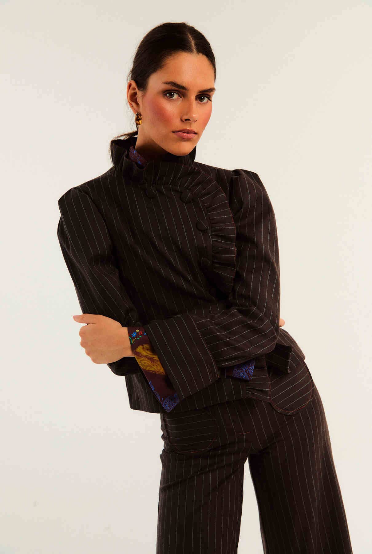 CHAQUETA DARCY DIPLOMÁTICA MARRÓN Jackets Werit 