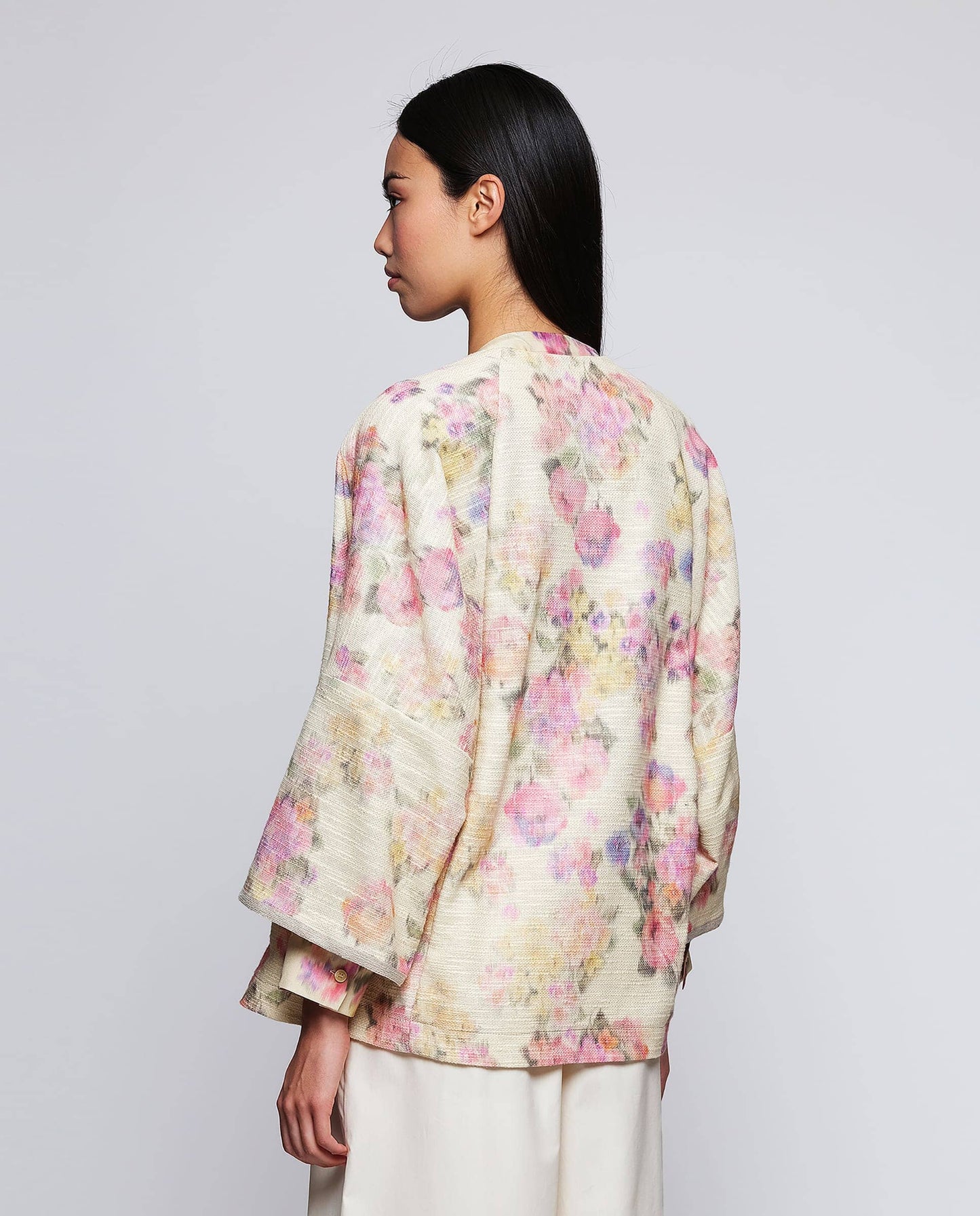 Chaqueta de algodón estampado floral Jackets Mirto 