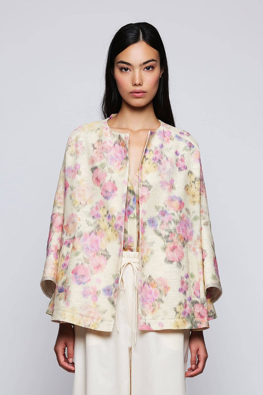 Chaqueta de algodón estampado floral Jackets Mirto S / 36 