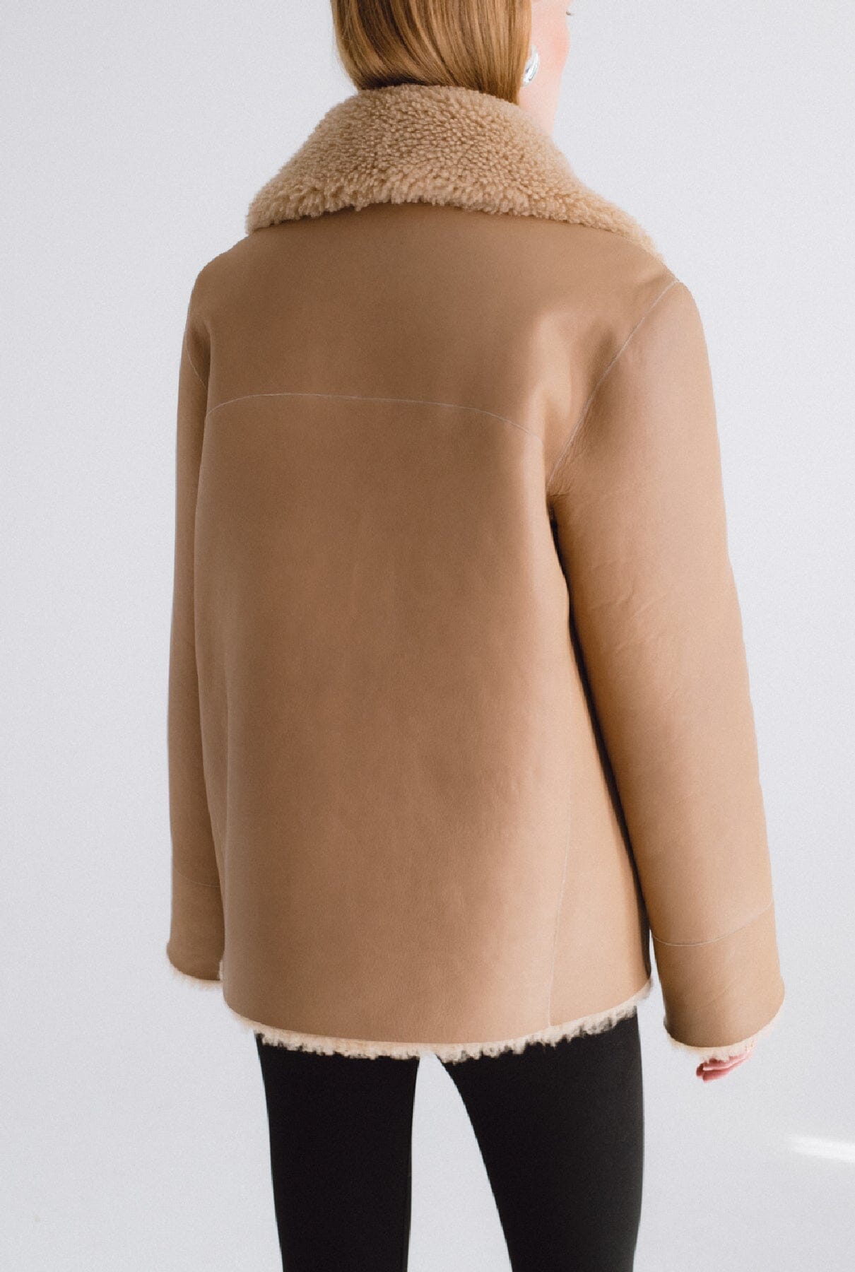 Chaqueta de pelo camel Coats Miguel Marinero 