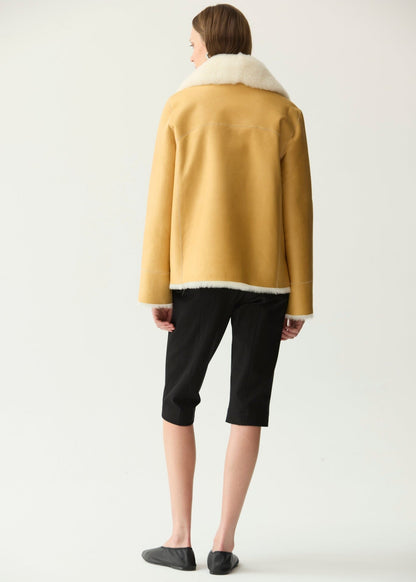 Chaqueta de pelo y piel napa Miguel Marinero 