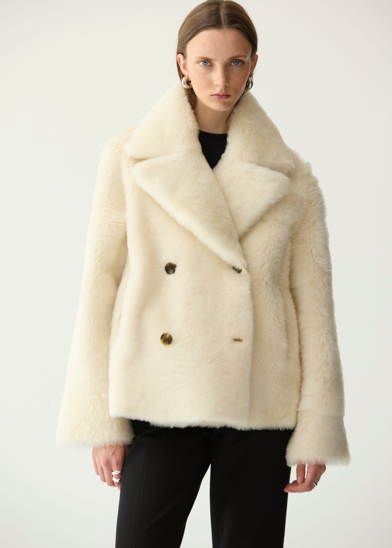 Chaqueta de pelo y piel napa Miguel Marinero 