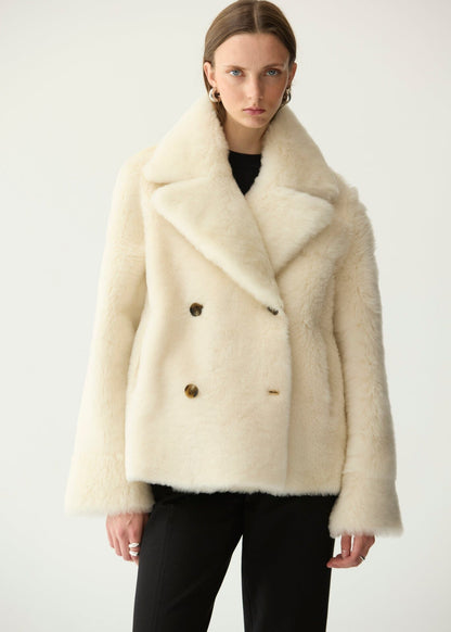 Chaqueta de pelo y piel napa Miguel Marinero 