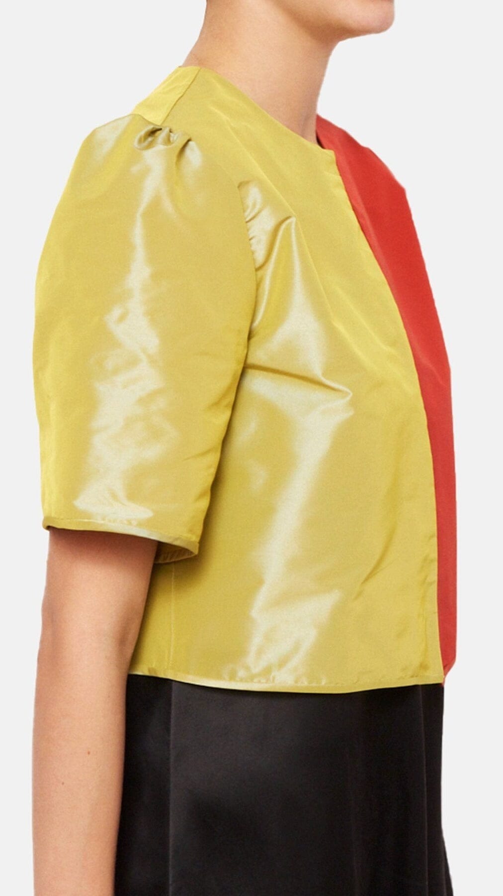 Chaqueta de verano bicolor amarillo-naranja Jackets Luciana Estudio 