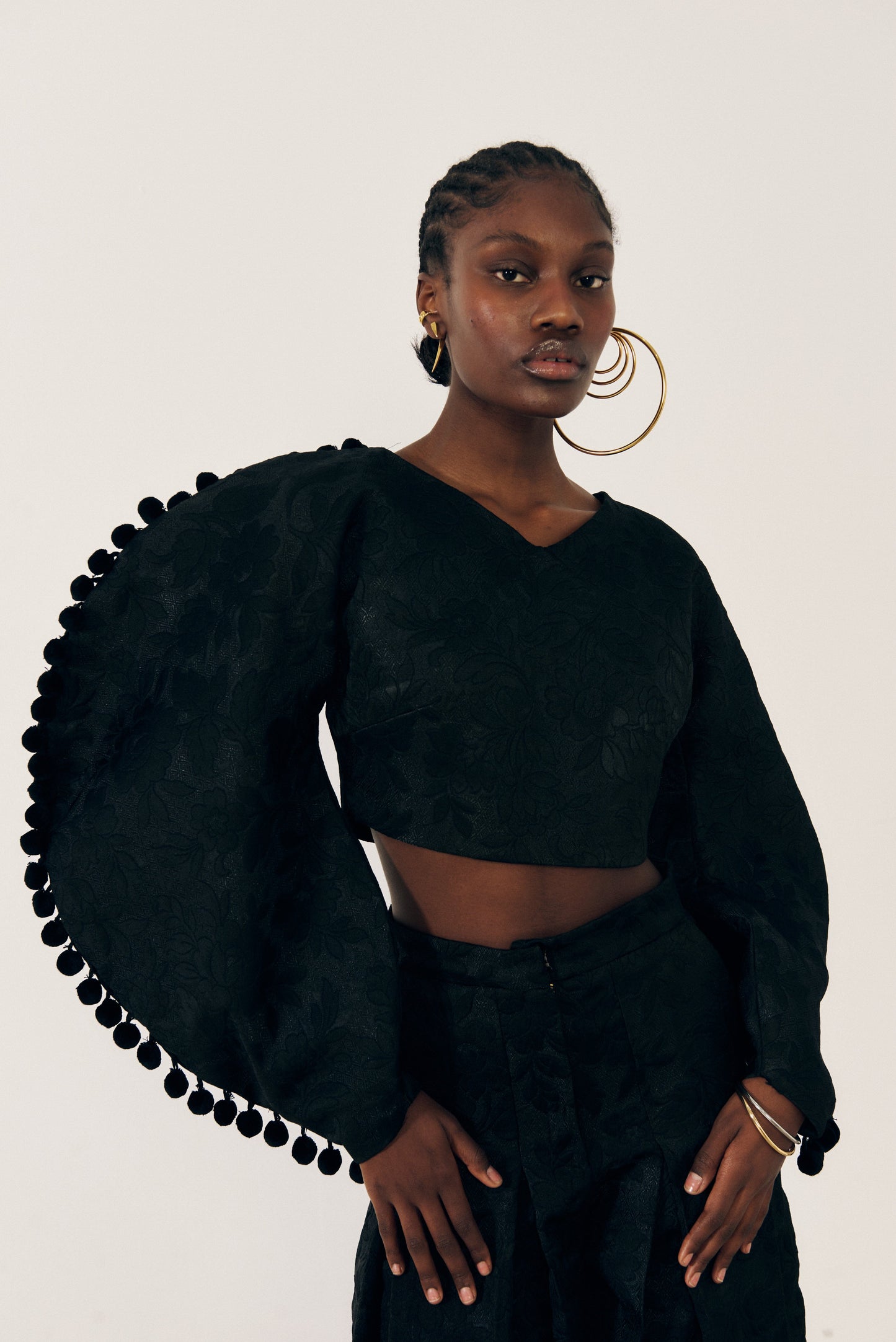 Chaqueta globo con madroños Jackets E.R.A.X. 