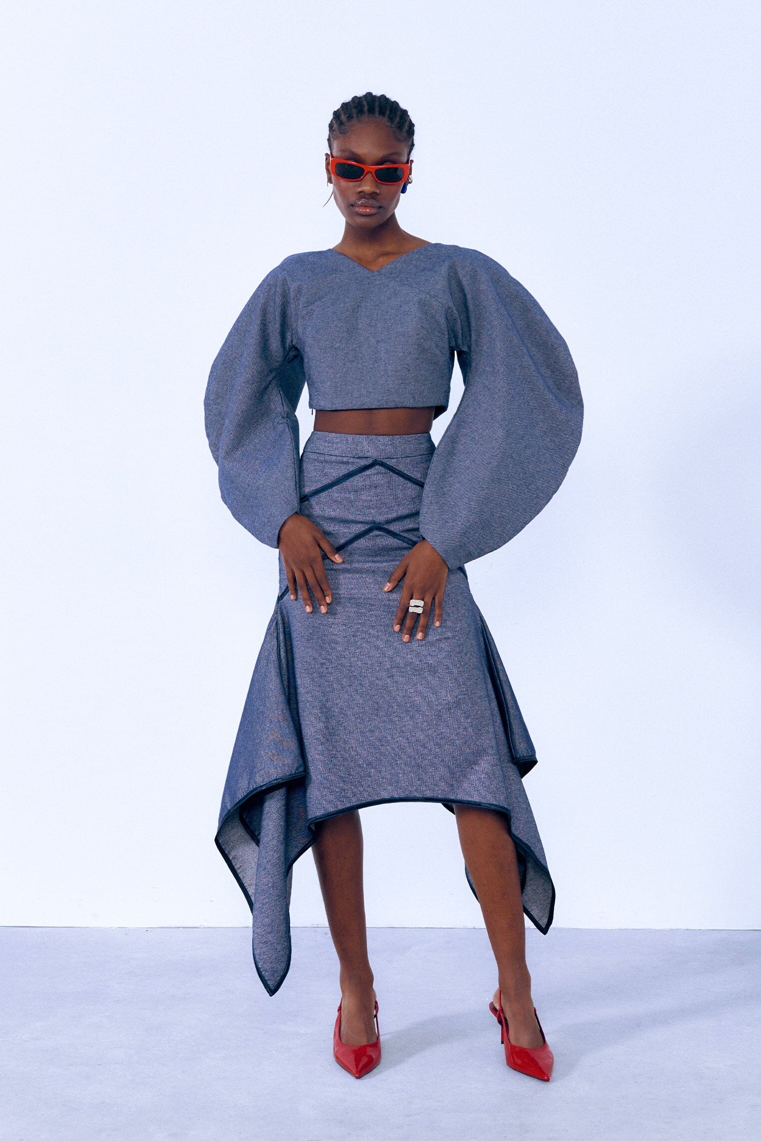 Chaqueta globo denim Jackets E.R.A.X. 