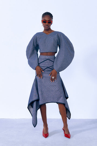 Chaqueta globo denim Jackets E.R.A.X. 