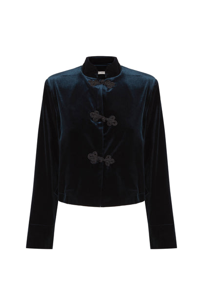 CHAQUETA IRIS VERDE OSCURO Jackets Elisa Cortés 