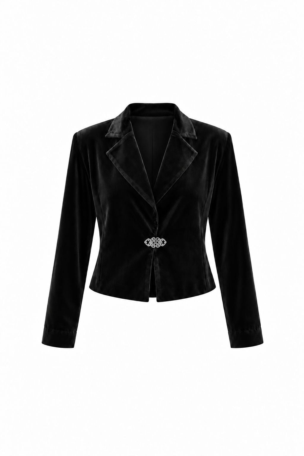 CHAQUETA JOYA TERCIOPELO NEGRO Jackets Elisa Cortés 