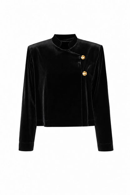 CHAQUETA MAO Jackets Elisa Cortés NEGRO 36 