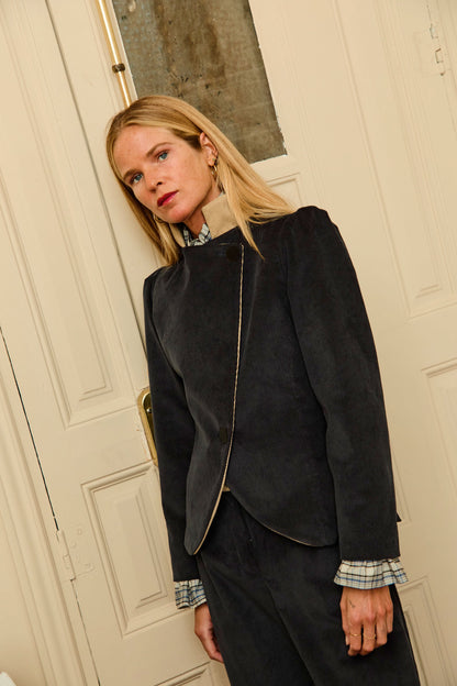 Chaqueta Mar Profundo Pana Jackets IPA BRAND 