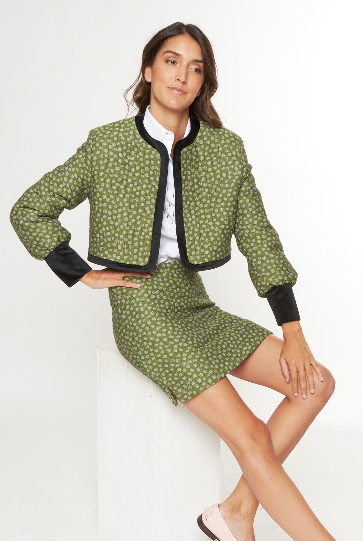 Chaqueta Myriam green Jackets Julise Magon 