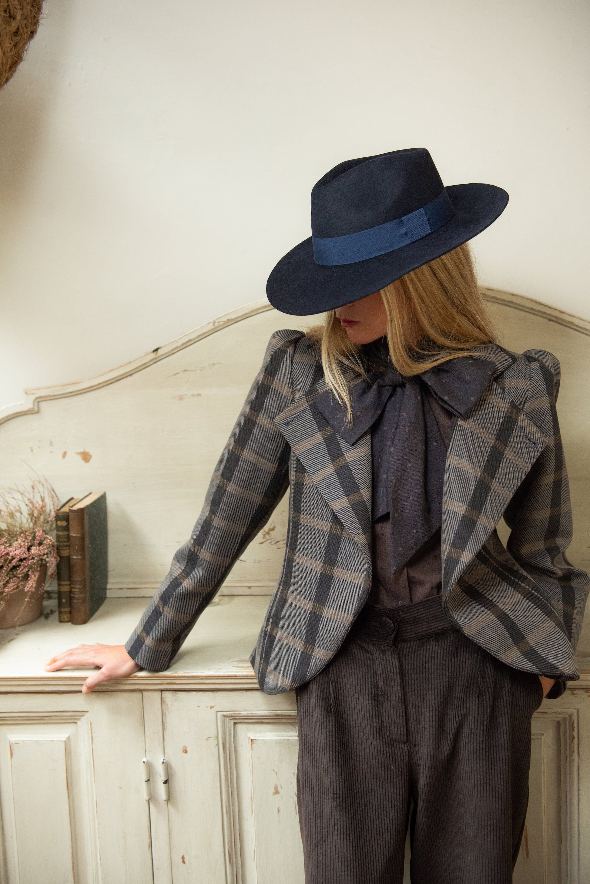 Chaqueta Nordheim Cuadros Azul y Gris Jackets IPA BRAND 