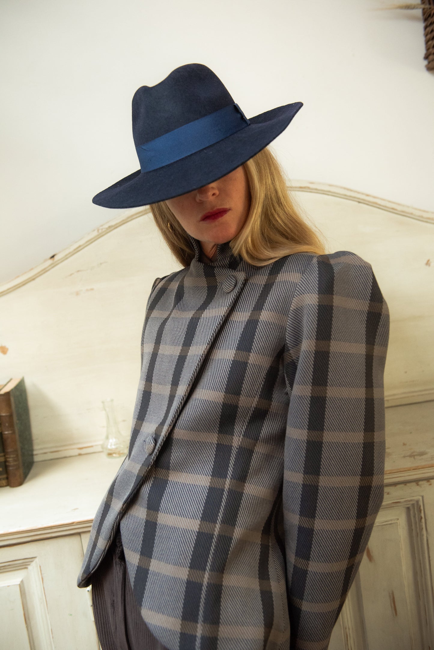 Chaqueta Nordheim Cuadros Azul y Gris Jackets IPA BRAND 