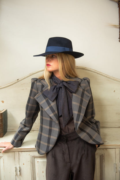 Chaqueta Nordheim Cuadros Azul y Gris Jackets IPA BRAND 