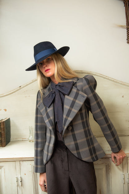 Chaqueta Nordheim Cuadros Azul y Gris Jackets IPA BRAND 