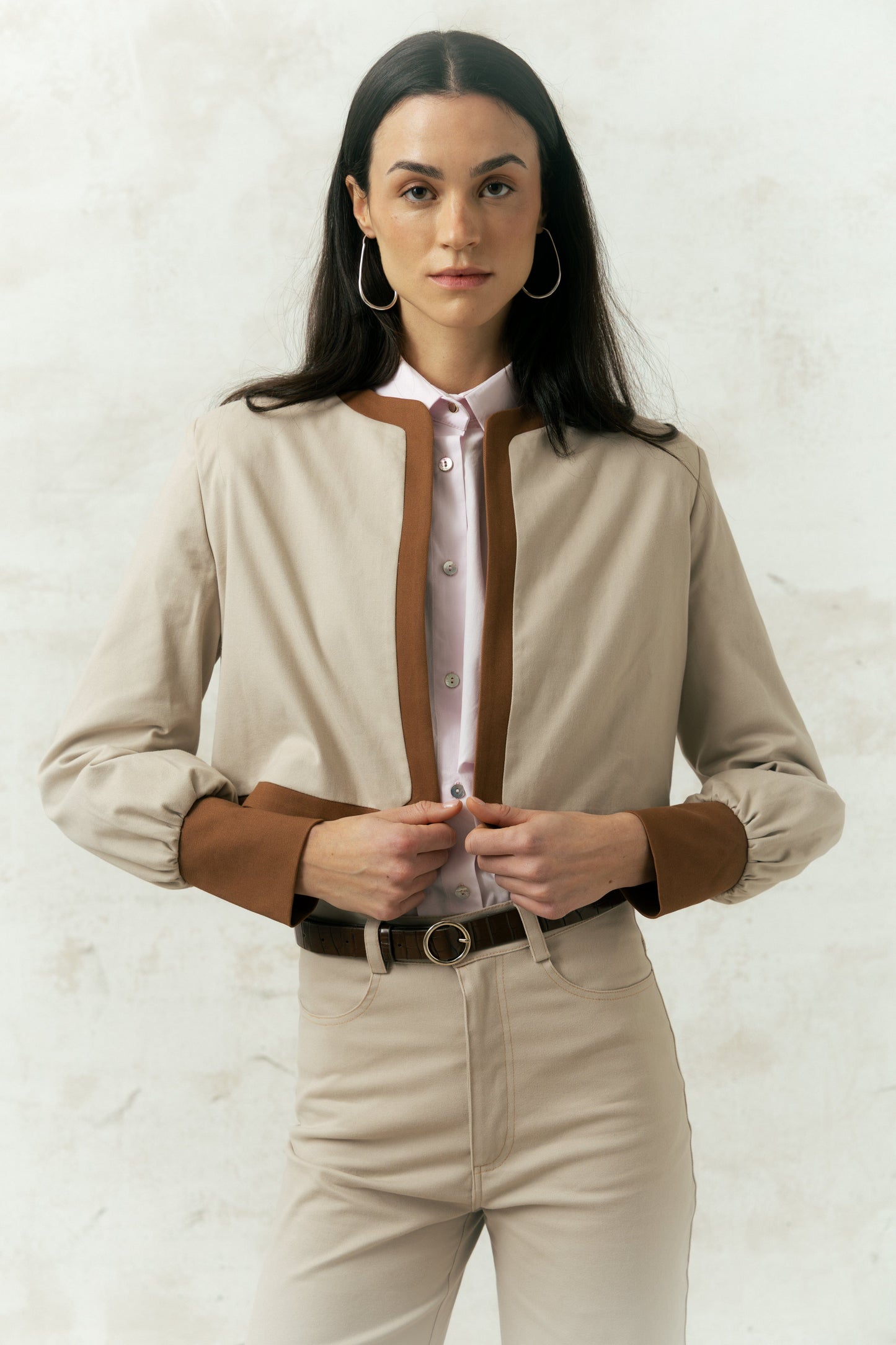 Chaqueta Olivia Beige Jackets Julise Magon 