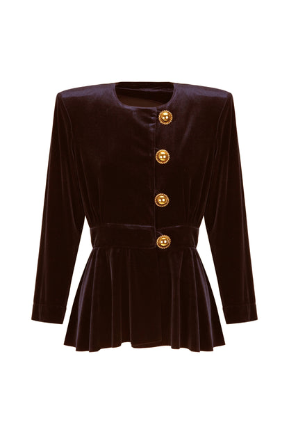 CHAQUETA SIENA MARRÓN Jackets Elisa Cortés 