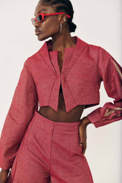 Chaqueta torera roja Jackets E.R.A.X. 