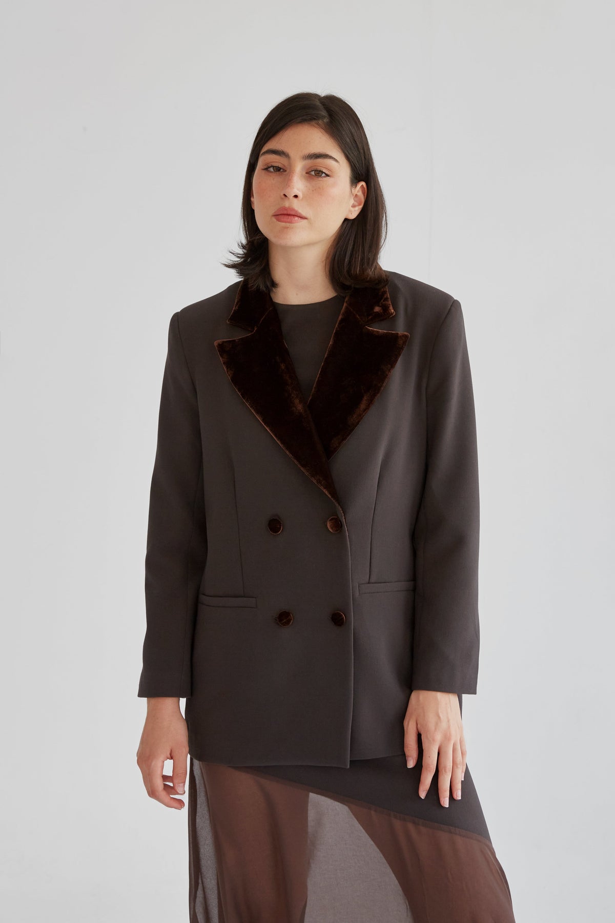 Chaqueta Virginia chocolate Jackets Julise Magon 