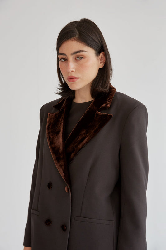 Chaqueta Virginia chocolate Jackets Julise Magon 