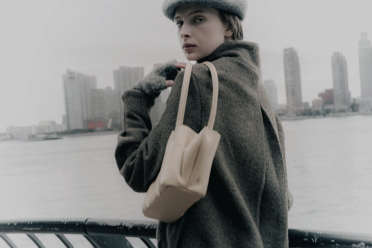 Chaquetón Eva lana cocida verde Coats Julise Magon 