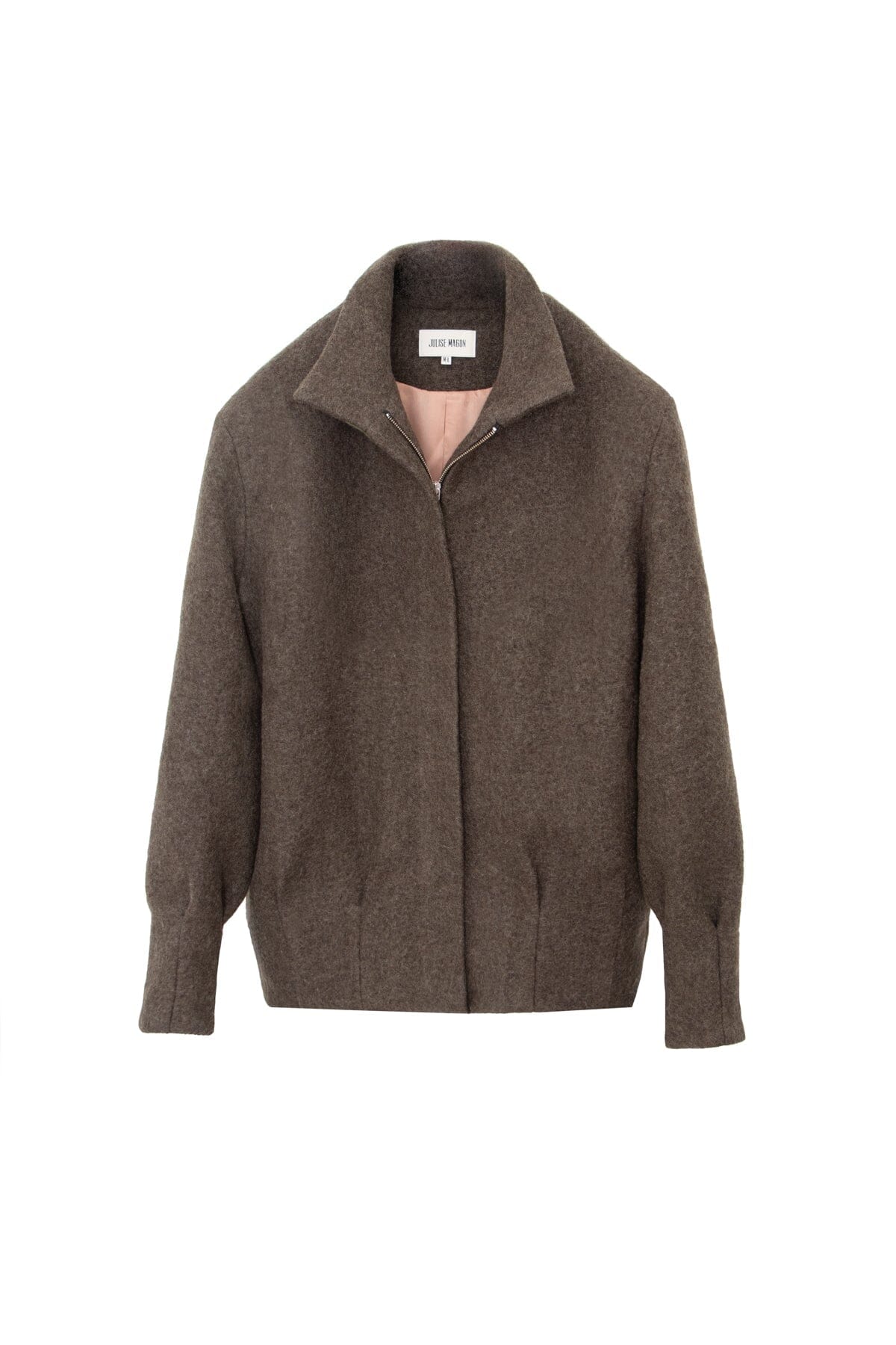 Chaquetón Eva lana cocida verde Coats Julise Magon 