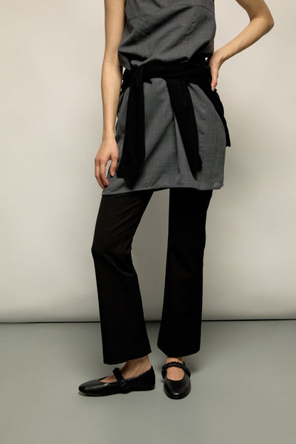 Charlie Ballet Flats in Black Leather Flat shoes AUGUSTA 