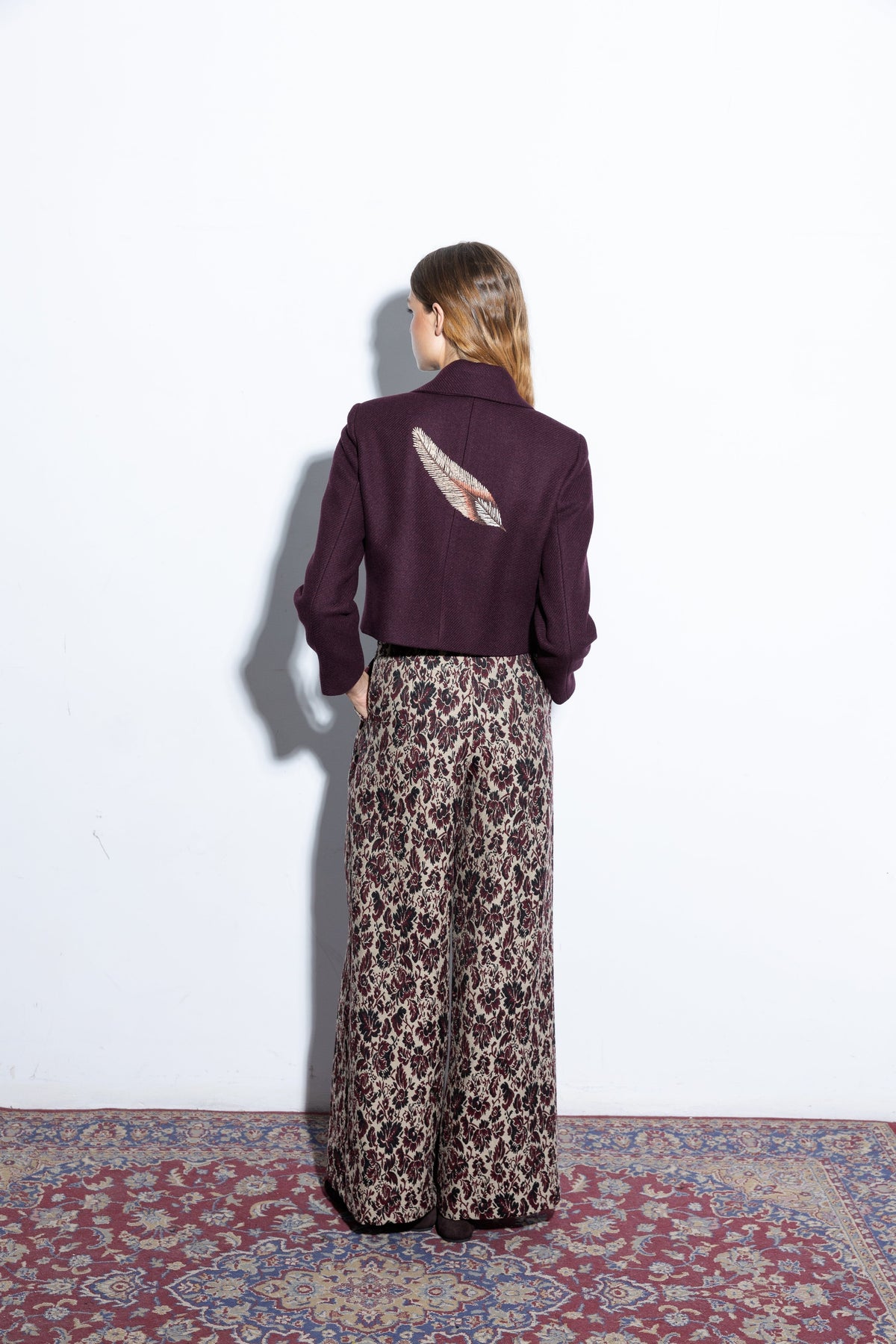 Charlotte Aubergine Jacket Jackets Copines 