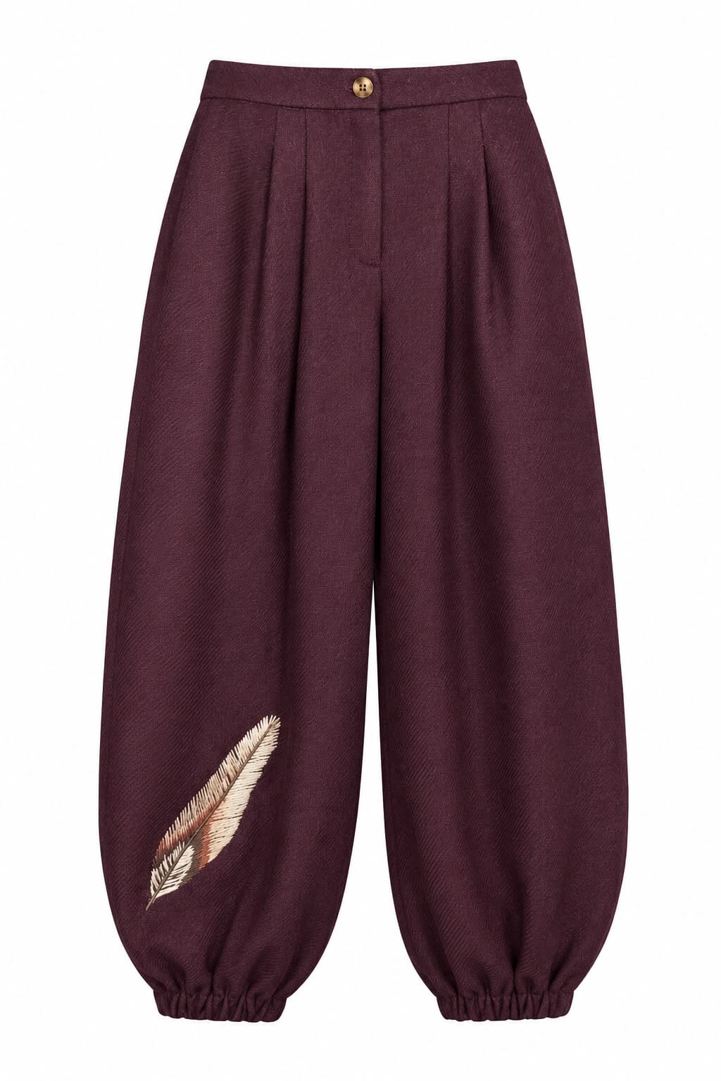 Charlotte Aubergine Pants Trousers Copines 