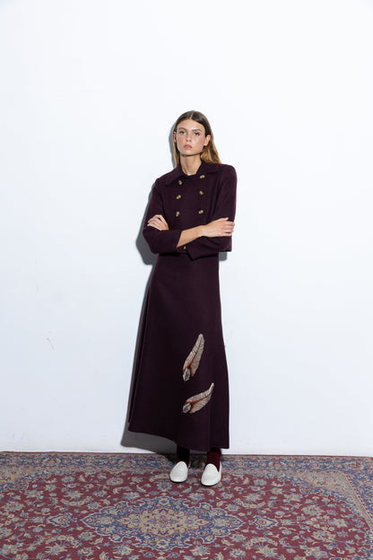 Charlotte Aubergine Skirt Skirts Copines 