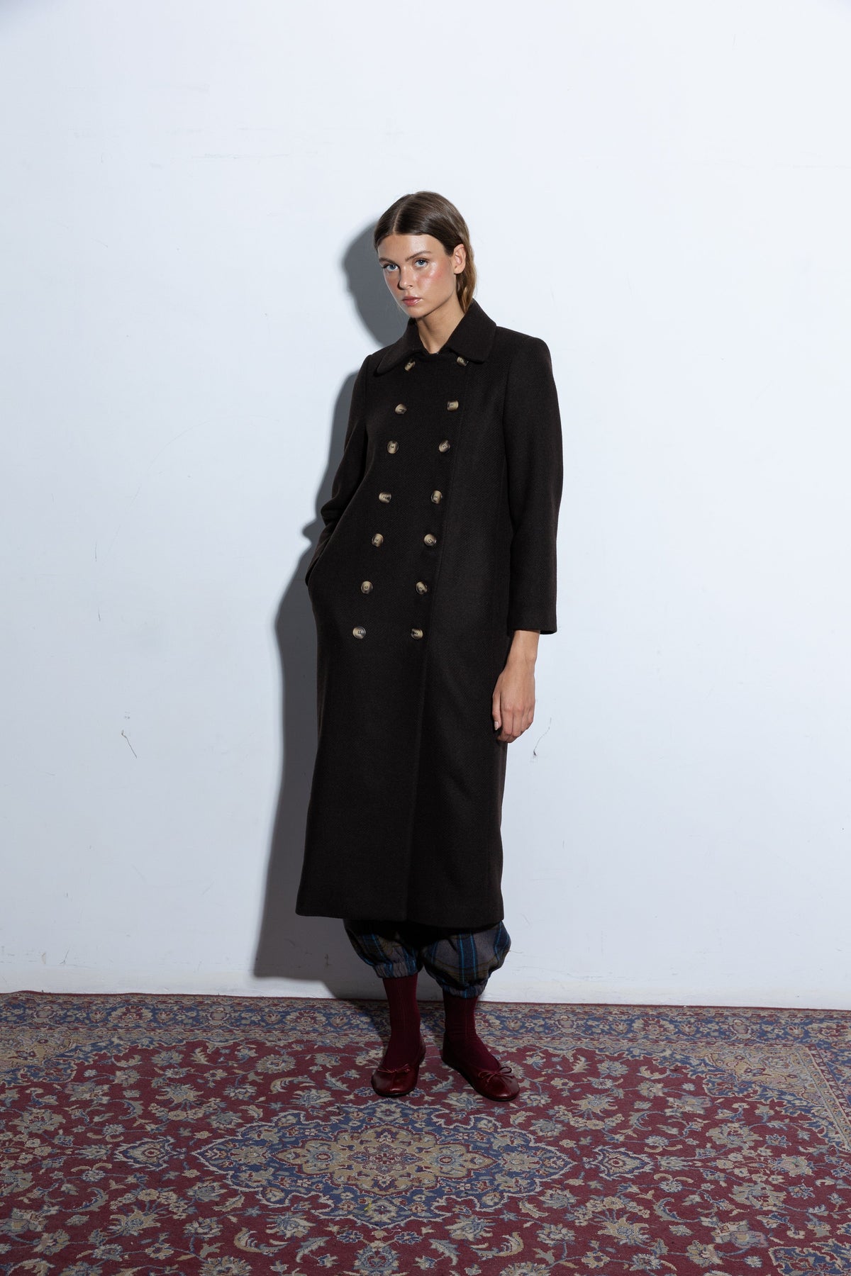 Charlotte Brown Coat Coats Copines 