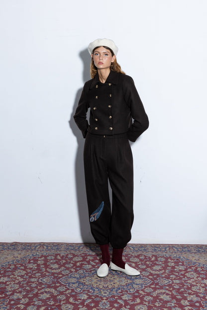Charlotte Brown Pants Trousers Copines 
