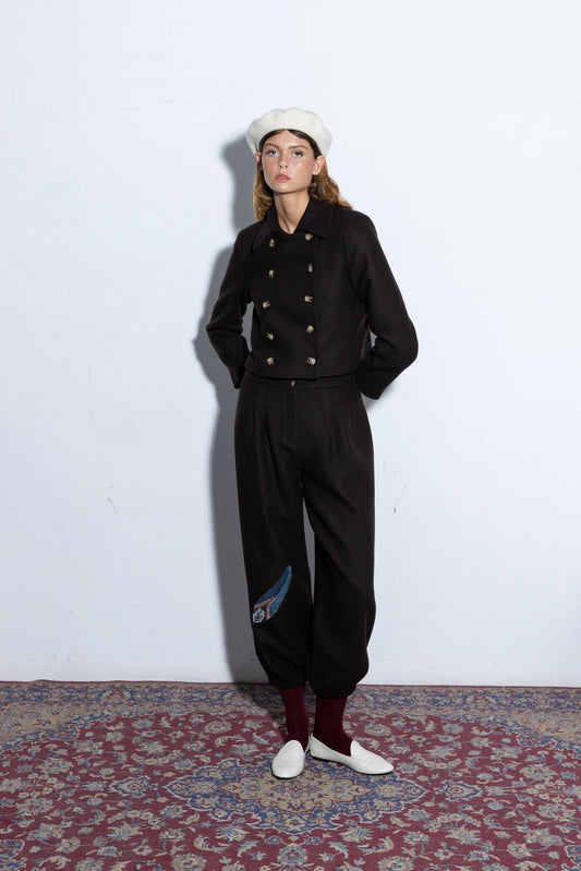 Charlotte Brown Pants Trousers Copines 