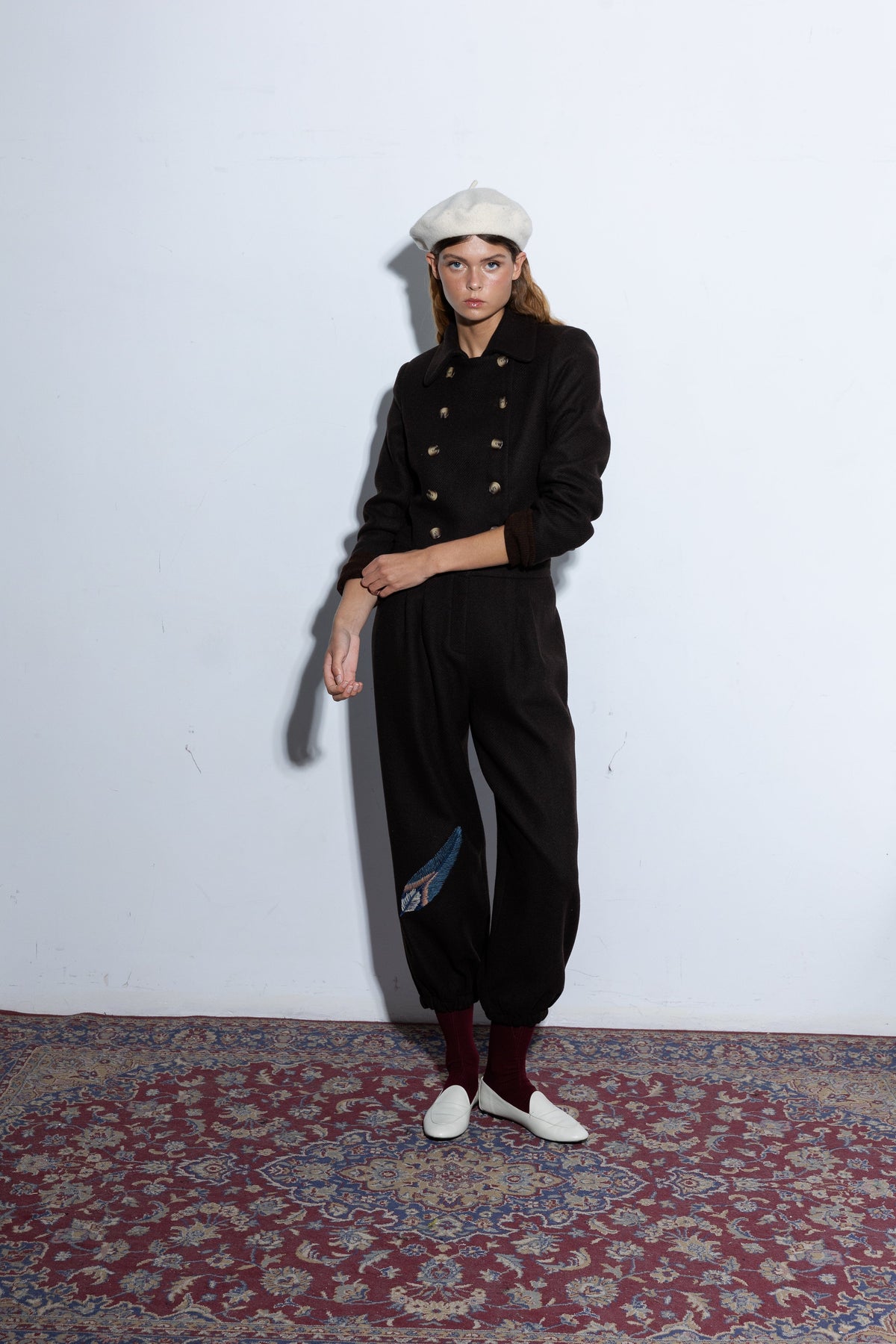 Charlotte Brown Pants Trousers Copines 
