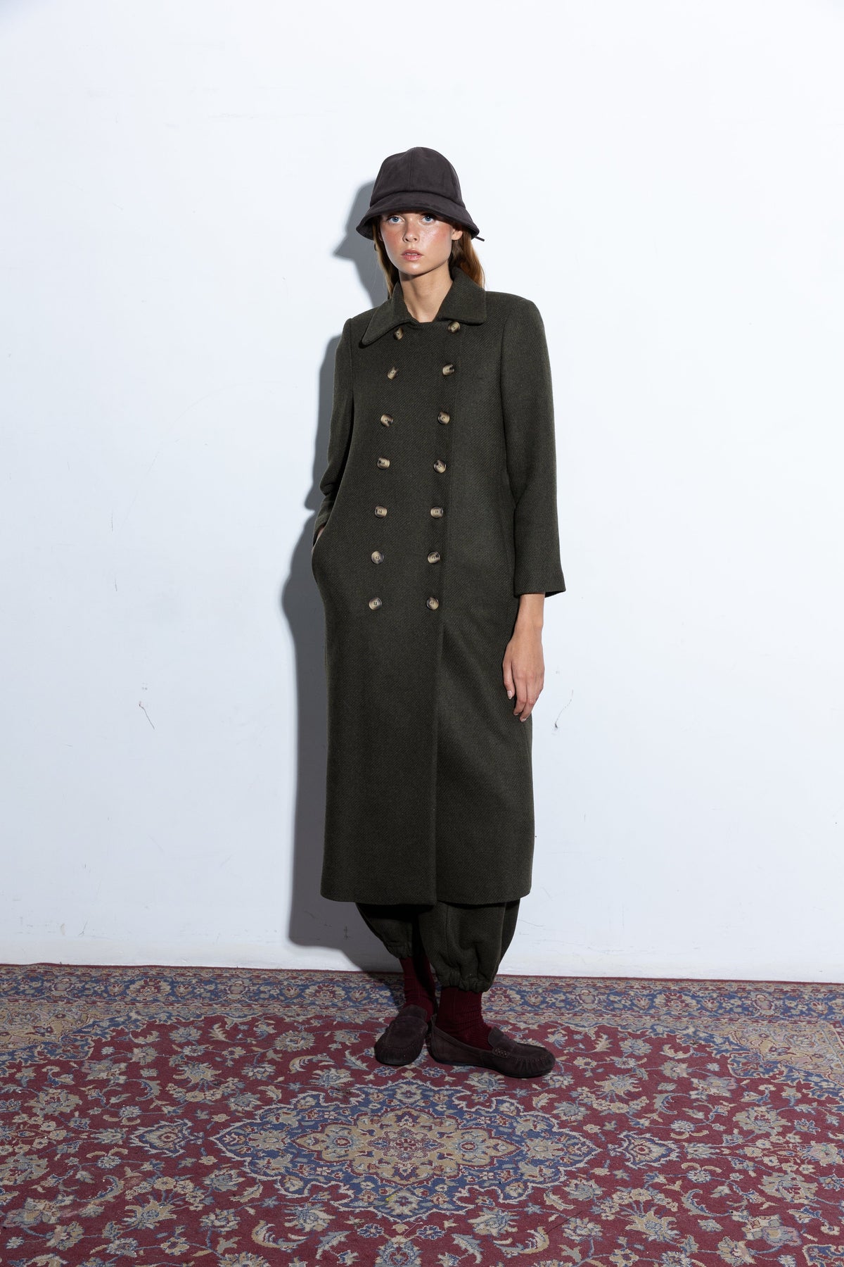 Charlotte Green Coat Coats Copines 