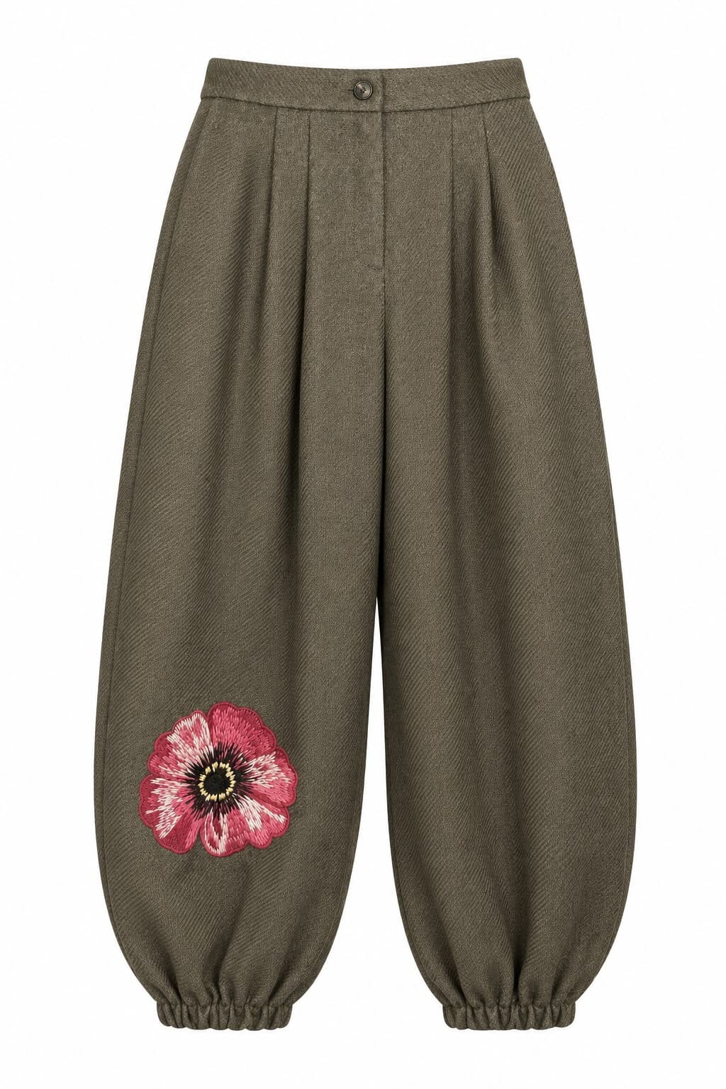 Charlotte Green Pants Trousers Copines 