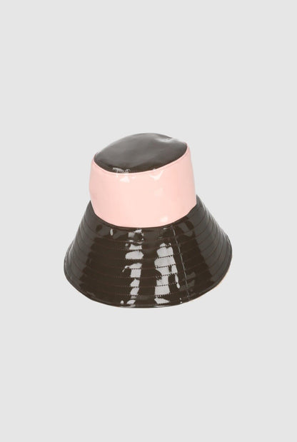 Charolito Ash‑Nude + Shearling Hat Zahati 