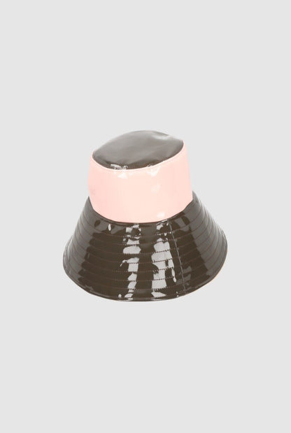 Charolito Ash‑Nude + Shearling Hat Zahati 