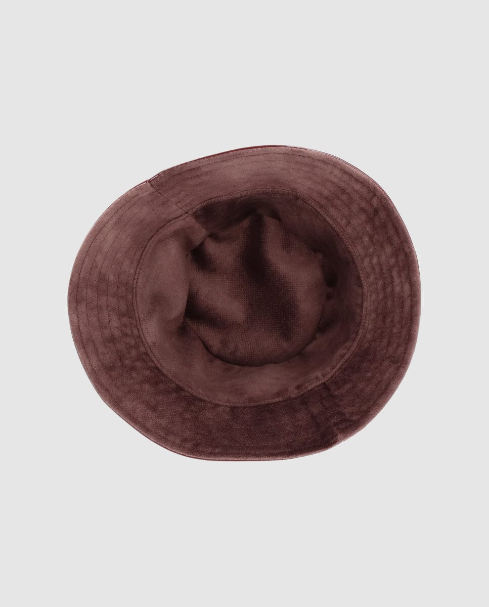 Charolito terciopelo burdeos ala S Hats Zahati 