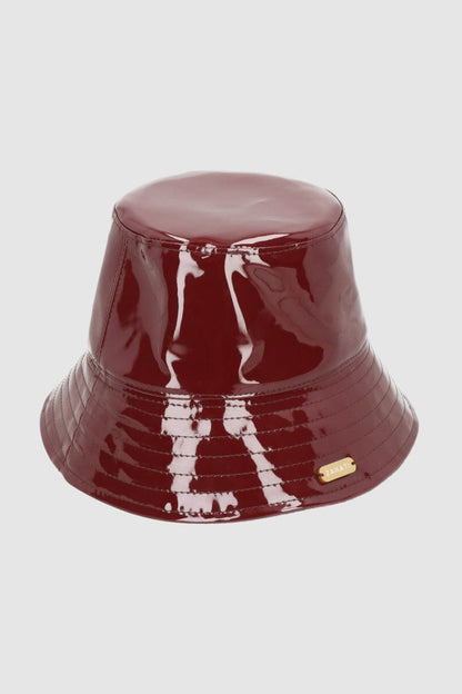 Charolito terciopelo burdeos ala S Hats Zahati 