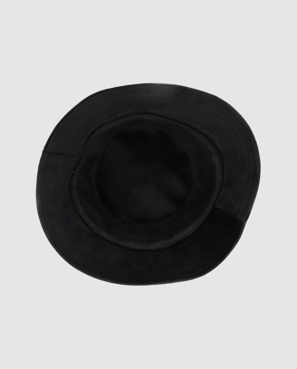 Charolito terciopelo negro ala S Hats Zahati 