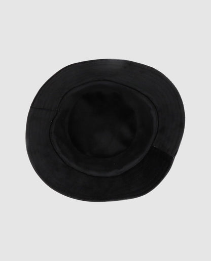 Charolito terciopelo negro ala S Hats Zahati 