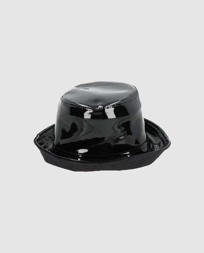 Charolito terciopelo negro ala S Hats Zahati 