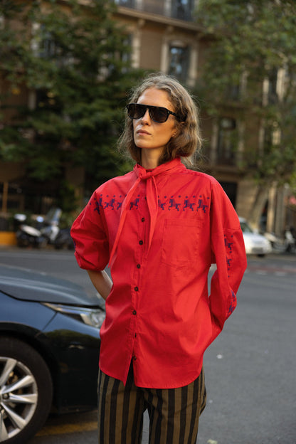Cheval Red Shirt Shirts & blouses Maràvic 