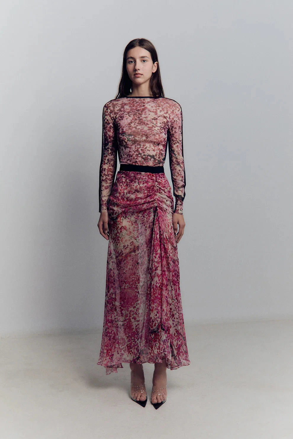 Chiffon Midi Skirt Skirts Juan Vidal 