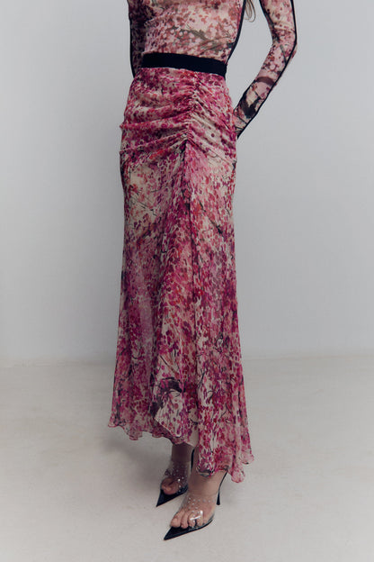 Chiffon Midi Skirt Skirts Juan Vidal 