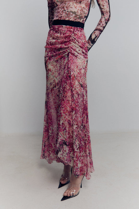 Chiffon Midi Skirt Skirts Juan Vidal 