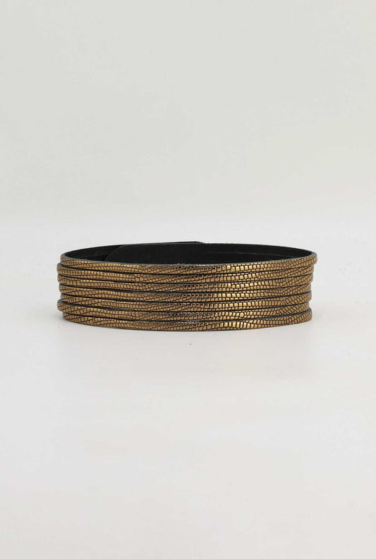 Choker Kai Dorado Grabado collares Ecue 