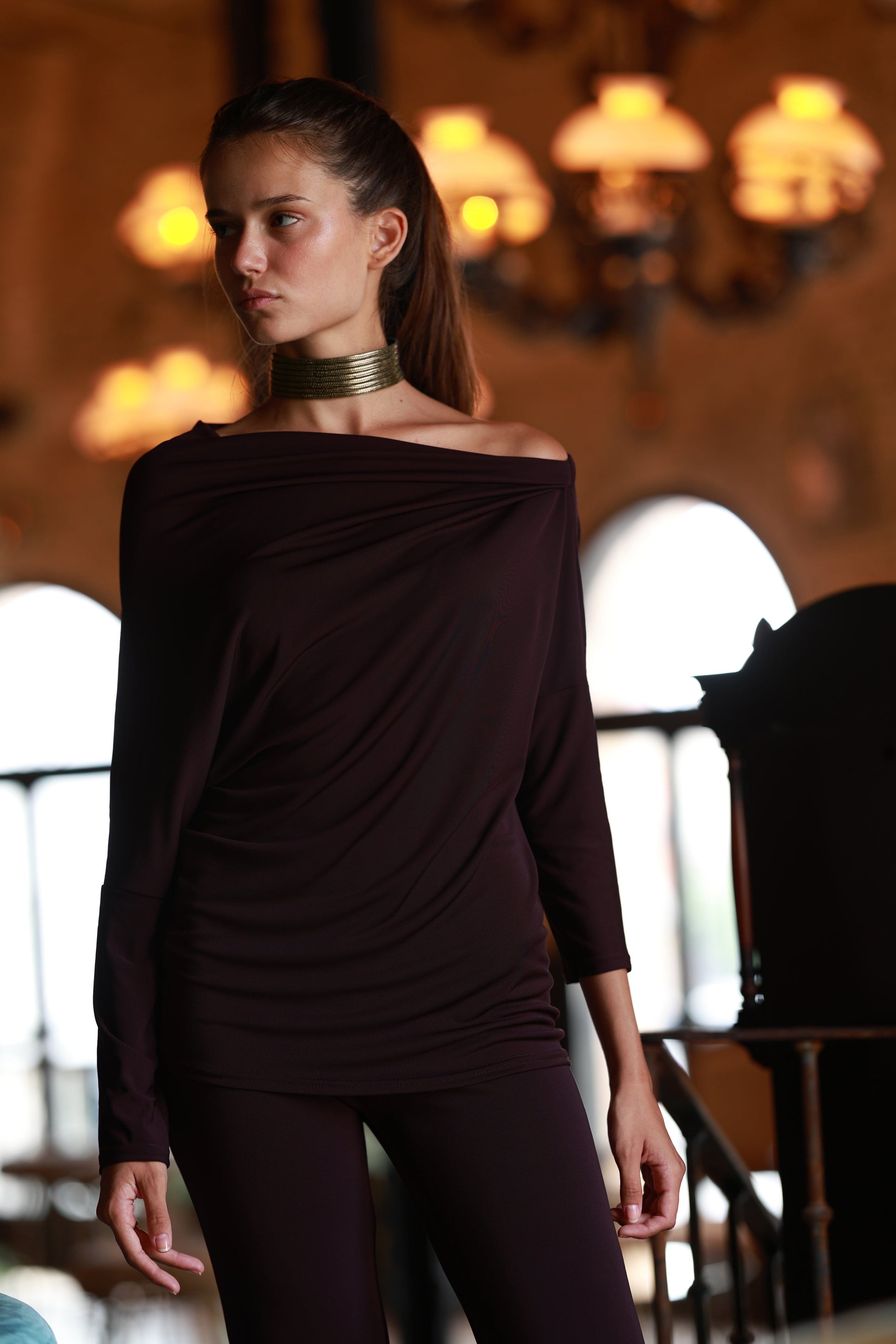 Choker Kai Dorado Grabado collares Ecue 